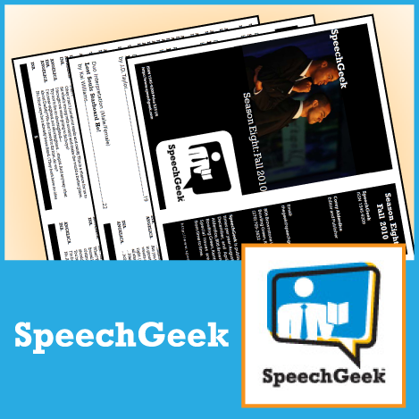 SpeechGeek Season Ten: Winter 2013 - SpeechGeek Market