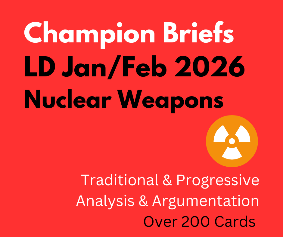 Champion Briefs January / February 2026 LD File: Nuclear Weapons