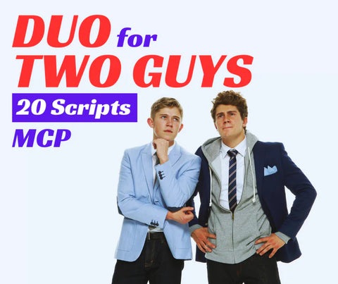 Mushroom Cloud Press: Duo for Two Guys — 20 Scripts (2023)