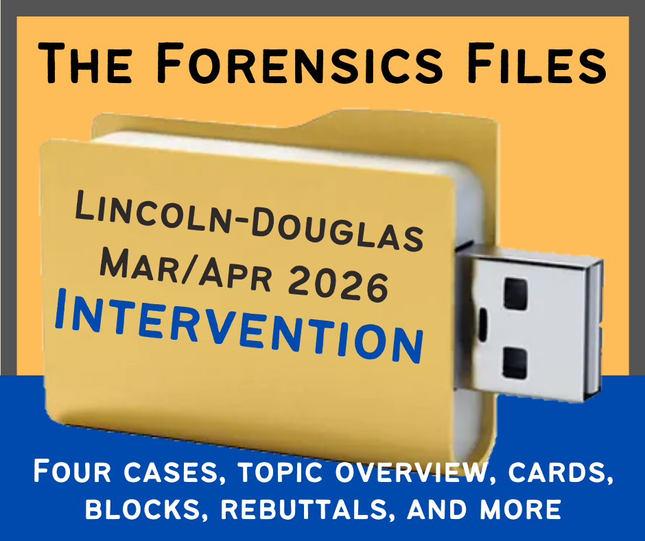 The Forensics Files NSDA LD March/April 2026 File: Military Non-intervention