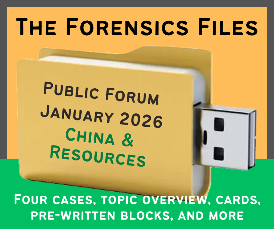 The Forensics Files January 2026 PF: China & Natural Resources