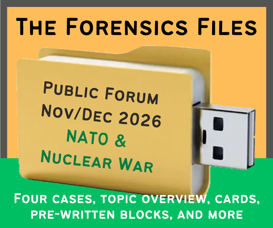 The Forensics Files November / December 2026 PF: NATO