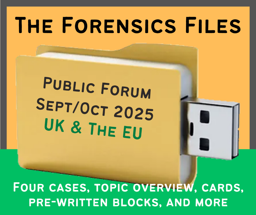 The Forensics Files: NSDA PF Debate File September/October 2025: UK & EU