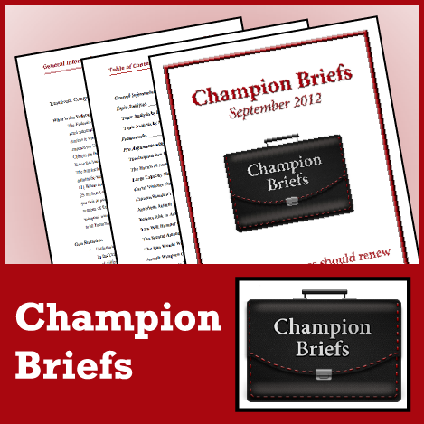 Champion Briefs Policy "Mini-Subscription" September 2014 - SpeechGeek Market