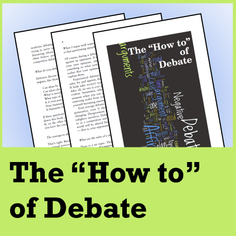 The "How to" of Debate - SpeechGeek Market